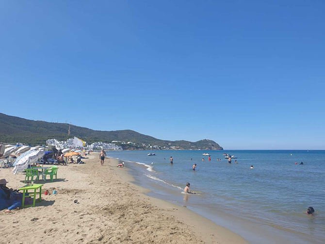 Martil beach in Morocco