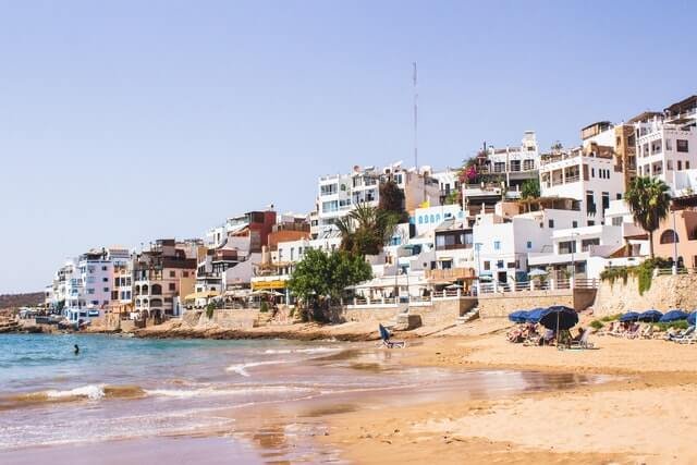 Taghazout Beach in Morocco