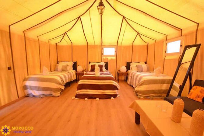 Where to stay in Morocco, luxury desert camp merzouga